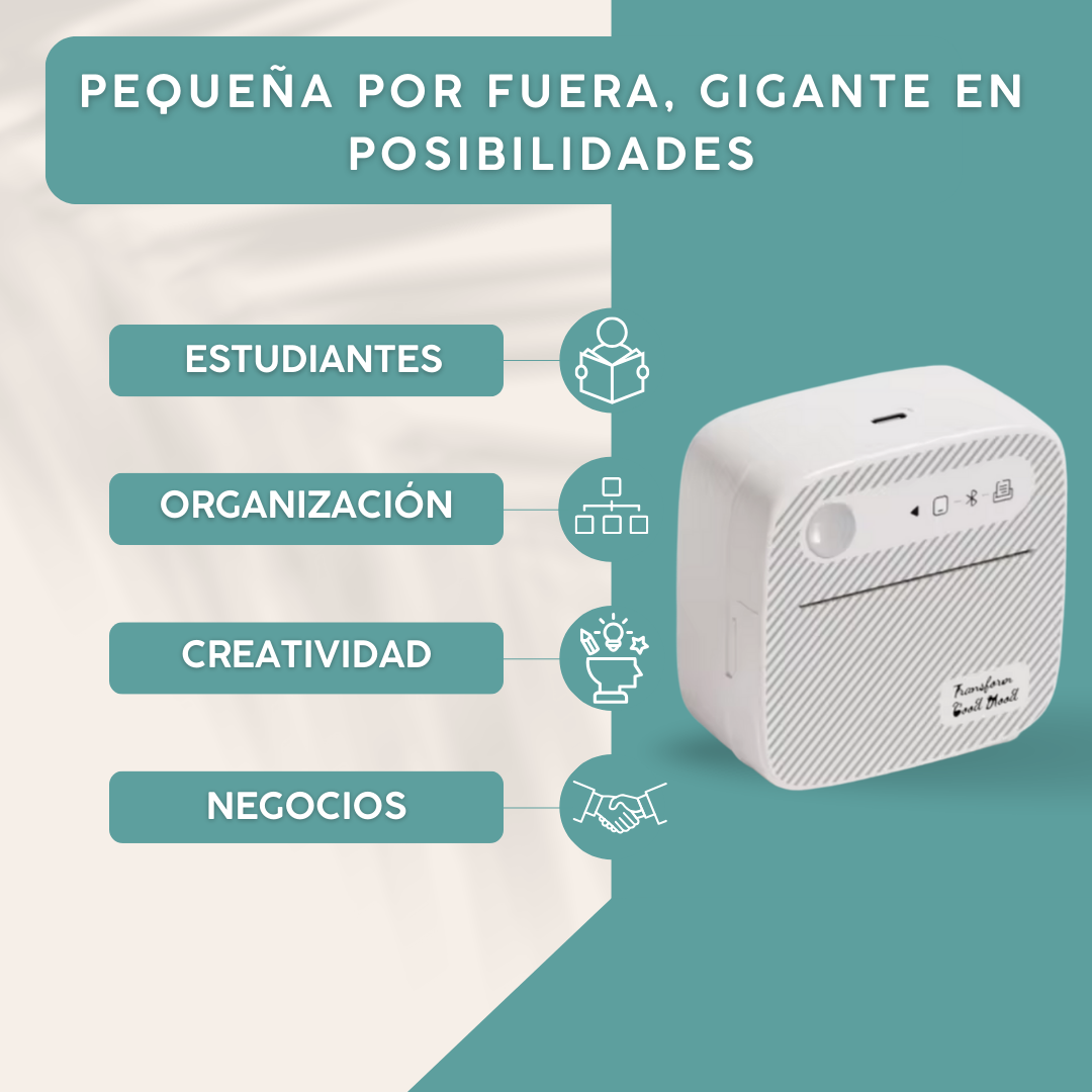 Impresora de Sticker sin Tinta (thermal tech)